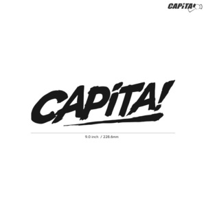 【CAPiTA】キャピタ★09★ダイカットステッカー★切抜きステッカー★9.0インチ★22.8cm