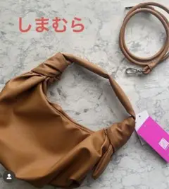 値下げ☆未使用タグなし　しまむら　2PINK クロワッサンバッグ　ショルダー付き