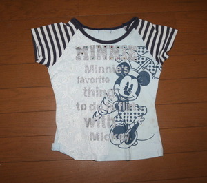 【USED】MINNIE:長袖Ｔシャツ 140