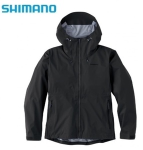 シマノ レインギアジャケット01 RA-01JU ブラック Lサイズ 新品 SHIMANO ジャケット フーディ 黒 透湿 防水
