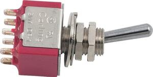 スイッチ Switch - Carling, Mini Toggle, DPDT, 2 Position, Solder Lugs [送料170円から 同梱可]