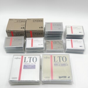 未使用 FUJITSU 富士通 LTO DAT160 DAT-N CT36G CT20G DAT-N データカートリッジ クリーニングカートリッジ まとめ 27本 セット J