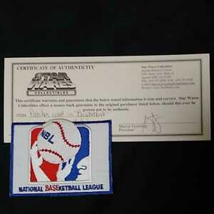 送料無料　Baseketball　NBLワッペン　ベースケットボール　裸の球を持つ男　撮影用小道具　プロップ　証明書付き　実物　サウスパーク