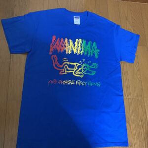 送料無料！美品！WANIMA バンドTシャツ　ブルー　メンズMサイズ　GILDAN 