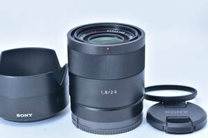 ★ほぼ新品★SONY Sonnar T* E 24mm F1.8 ZA SEL24F18Z★大口径 広角 単焦点★フード・フィルター付★透き通る光学系★専門店 動作確認済み