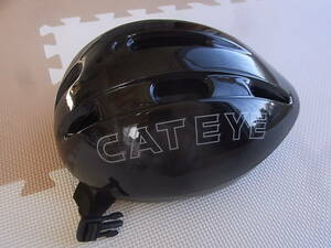 ●＜中古・長期保管品＞　自転車　子ども　ヘルメット　CAT EYE　S　黒　一部よごれあり　送料510円