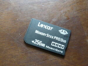 動作保証！LEXAR Memory Stick PRO Duo 256MB MAGIC GATE