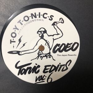 【新品 未聴品】 COEO / TONIC EDITS VOL. 6 12inch 和物エディット ブレッド&バター Japanese woman EPO 坂本龍一 角松敏生 国分友里恵