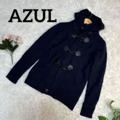 AZUL アズール　ダッフルコート　ネイビー　Sサイズ　人気　おしゃれ