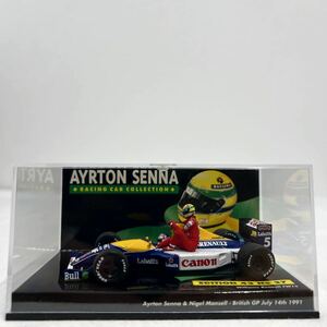 PMA 1/43 Williams Renault FW14 Ayrton Senna & Nigel Mansell British GP F1 1991 #5 アイルトン・セナ マンセル ウィリアムズ ミニカー