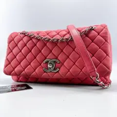 ⭐️極美品⭐️CHANEL スパークルレザー ショルダーバッグ 17番台 ピンク