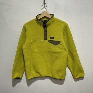 ☆送料無料☆美品☆Patagonia☆キッズXL（14歳）☆フリーススナップT☆プルオーバー☆E20ｂ