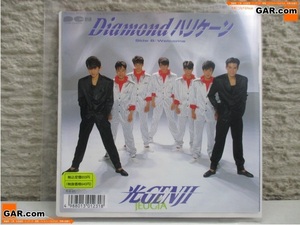 JB60 レコード 光GENJI 「Diamondハリケーン/Welcome」EP ジャニーズ 諸星和己 大沢樹生 佐藤敦啓 赤坂晃 昭和 コレクション ディスプレイ