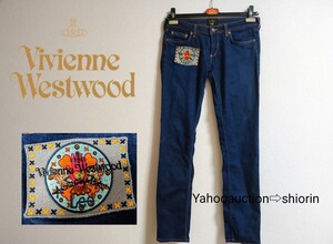 ヴィヴィアンウエストウッド アングロマニア×リー スキニーパンツ デニムパンツ VivienneWestwood ANGLOMANIA lee 