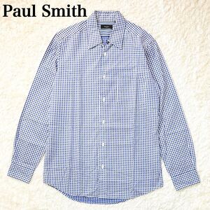 Paul Smith ポールスミス シャツ ギンガムチェック ブラウス M メンズ C72423-12