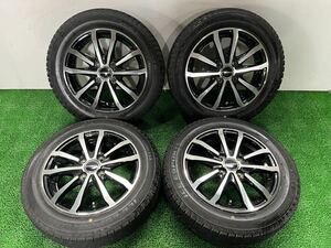 【管理番号 243-34】 TOPY E:VANCE HA1 14×4.5J +45 PCD 100-4H 155/65R14 ICE ESPORTE スタッドレス 2021年製 ウェイク タント 等