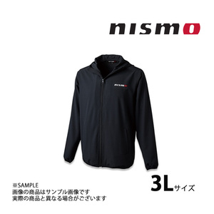 NISMO ニスモ ポケッタブル フーディ ジャケット ブラック 黒 3L 数量限定 KWA04-50RB9 (660192607