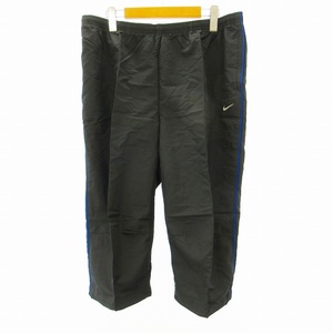 ナイキ NIKE ドライフィット 美品 クロップド パンツ ジャージ 大きいサイズ 黒 ブラック XL 1215 ●ECO メンズ