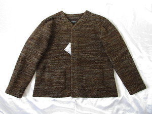 エンジニアードガーメンツ★国内レアサイズ★2023fw ★ Knit Cardigan - Melange Knit / Brown【XS】