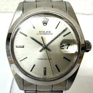 F874-K18-5551◎ ROLEX ロレックス OYSTERDATE PRCISION オイスターデイト プレシジョン ref.6694 1番 メンズ 腕時計 自動巻き 稼働