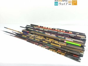 NFT 魚影 760・清風 540、万能 神龍 36H 他 振出竿 ヘラ竿 渓流竿 など 大量セット ジャンク品