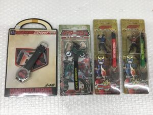 D964-60　当時物　ユニファイブ 仮面ライダー ライダーマシン ストラップ 仮面ライダーブラック&バトルホッパー 、リストウォッチ