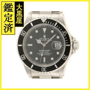 A番1999年並行品 ROLEX 腕時計 サブマリーナ デイト 16610 ステンレス ブラック文字盤 オンリースイス 自動巻き【472】SJ