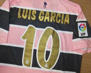 正規品 2007-08 エスパニョール(スペイン)#10 ルイス・ガルシア Luis Garcia (元スペイン代表)半袖 アウェイ用 ユニフォーム