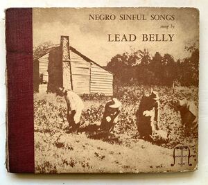 SP盤【戦前ブルース】レッドベリー「NEGRO SINFUL SONGS」米MUSICRA Album 31(5枚組) Blues / Folksong / LEADBELLY