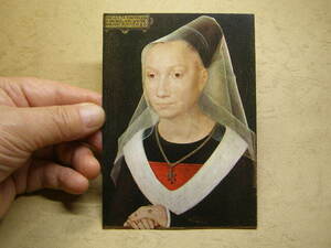 絵葉書 メムリンク S.Sambetha肖像画 1480 現地購入品ベルギー製 size約10.5x14.8cm 絵葉書送84/1枚:94/5枚