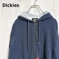 USA仕入　Dickies　ディッキーズ　バックプリント　フルジップパーカー