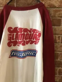 ヒステリックHYSTERIC GLAMOUR バックロゴ ラグランロンT