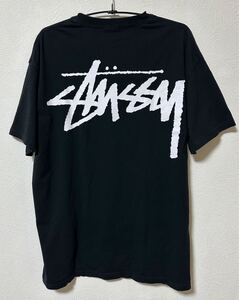 STUSSY Big Stock SS Tee オーバーサイズビッグTシャツ/Mサイズ