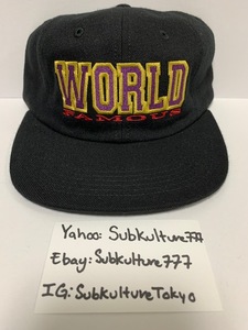 【新品】 Supreme　シュプリーム　Box Logo Snapback World　Famous　7 1/8 rare new キャップ ブラック　帽子　希少