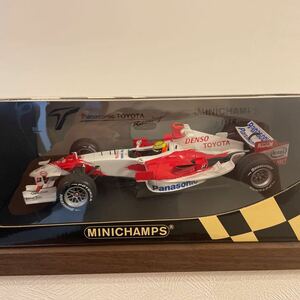 未開封　未使用　ミニチャンプス　1/18 パナソニック　トヨタレーシング　R.シューマッハ　2006