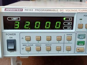 ADVANTEST ＜R6142(R6144)＞ PROGRAMMABLE DC VOLTAGE/CURRENT GENERATOR 直流電圧・電流発生器