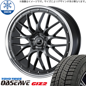 165/60R15 スタッドレスタイヤホイールセット デリカミニ etc (TOYO OBSERVE GIZ2 & NOVARIS ASETTEM1 4穴 100)