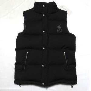 美品 SILAS Holy Down Vest Mサイズ ダウン ベスト Black ブラック サイラス