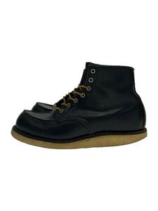 RED WING◆レースアップブーツ/US8.5/BLK/レザー/8179//