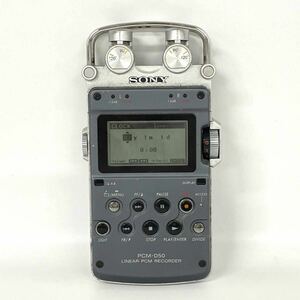 【5K145】1円スタート SONY PCM-D50 LINEAR PCM RECORDER ソニー リニア PCM レコーダー 通電確認済み