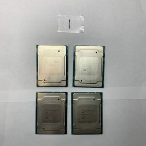 ジャンク Intel ★ XEON　SILVER 4208 SRFBM ☆ 2.10GHz (3.20GHz)／11MB／9.6GT/s　8コア☆サーバーCPU 4枚セット 動作未確認 返品不可