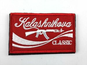 カラシニコフ AK-47 パッチ ベルクロワッペン サバゲー ミリタリー DM便発送