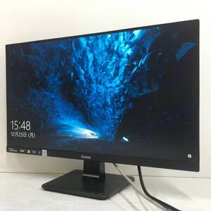 ☆【良品】iiyama XU2493HS ワイド液晶モニター 23.8インチ フルHD（1920x1080） 入力端子『HDMI/Displayport/D-Sub』 動作品