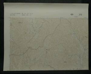 【希少】【美品】地図　地形図　中川　1:25,000　NI-54-25-16-3 (東京16号-3)　5339-10　平成2年10月1日　国土地理院