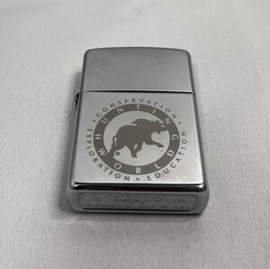 ZIPPO ジッポー オイル ライター HUNTING WORLD ハンティングワールド シルバー ロゴ