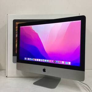 ☆【美品 21.5インチ】Apple iMac (21.5-inch, Late 2015) A1418『Core i5(5575R)2.8GHz/RAM:16GB/SSD:256GB』Monterey 動作品