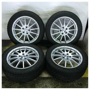 4 BRIDGESTONE BLIZZAK VRX 225/50R17 7分目 PCD 108mm VOLVO S60 S80 V60 V70 Ｖ40クロスカントリー 等 *7971