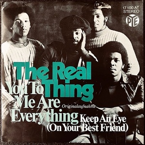【Disco & Soul 7inch】Real Thing / You To Me Are Everything 