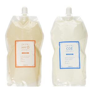 正規品販売商品 トレンツ アミノシールド ソープD 1000ml シャンプー + COE トリートメント 1000ml セット 詰替え用 リフィル