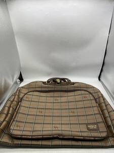 DOLCE stylish bag スーツバッグ ビジネス 出張 ハンガー スーツ 持ち運び 旅行 日帰り ビジネススーツ ヴィンテージ チェック柄 u3199